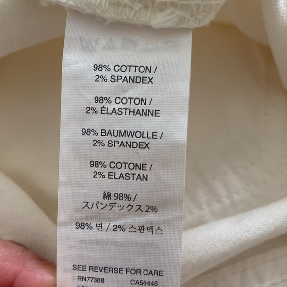 J Crew REID Corduroy Cigarette Pants Ivory Size 31 P - Picture 10 of 12